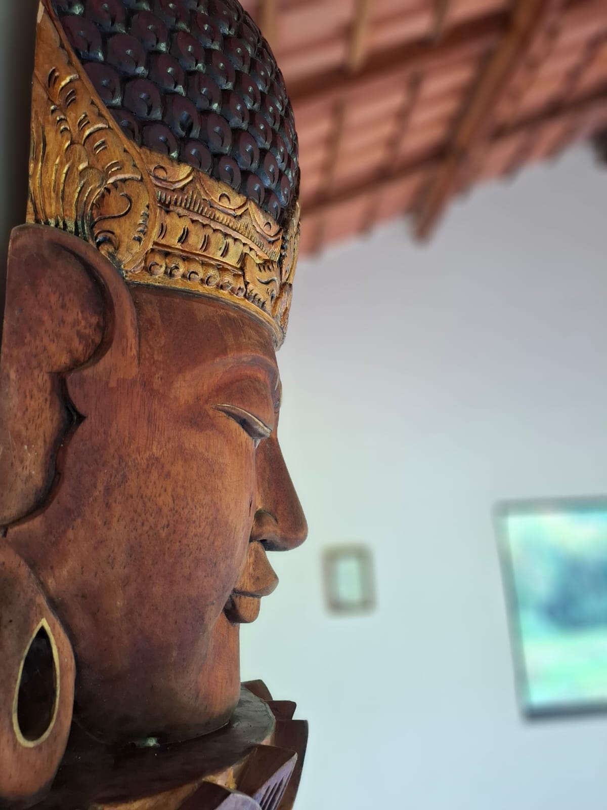 Espaço de meditação — estátua